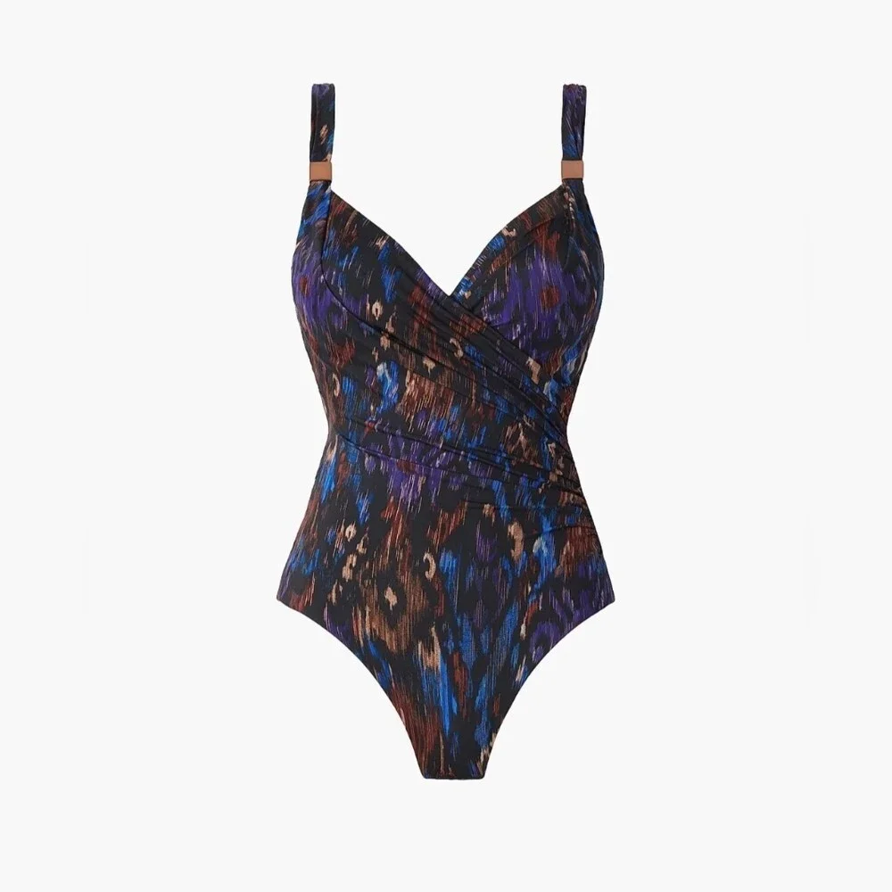 Miraclesuit Womens Tapiz Siren Underwired One-Piece Swimsuit Tapiz